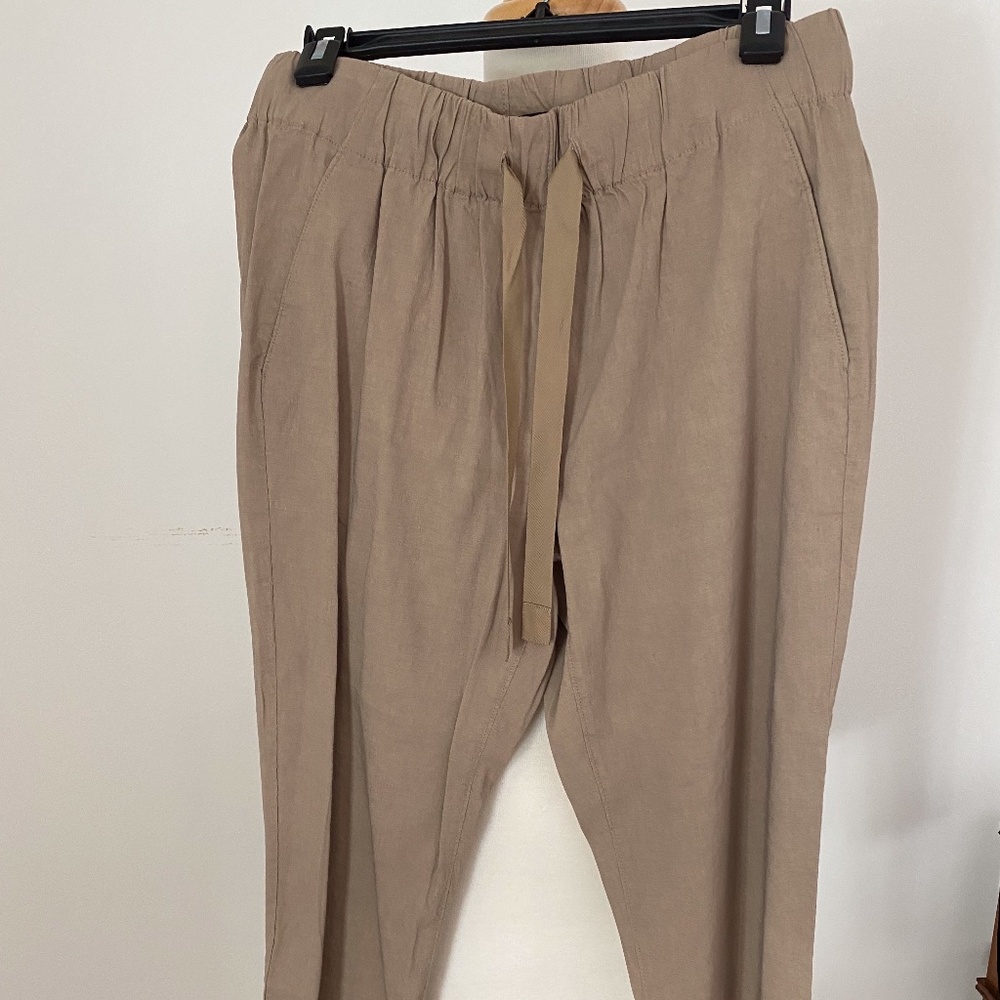 Theory Beige Pants Size Medium